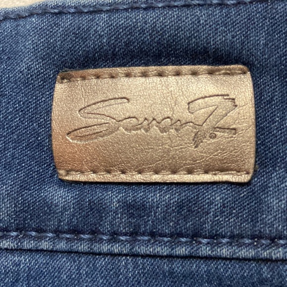 Seven7 Womens Booty Shaper Dark Denim Stretch Skinny Jeans - EUC Size 12 - Picture 14 of 15